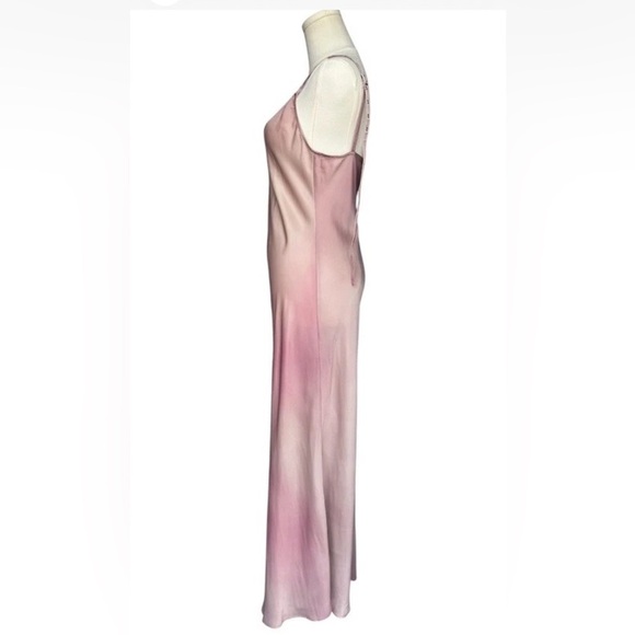 Acne Studios Darma Ombré Satin Slipdress Ballet Goth Size 38/Size 6 - Picture 8 of 9